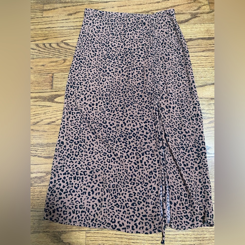 Cheetah Print Skirt
